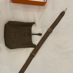 Hermes Evelyn Brown Crossbody Bag